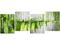 OBRAZ GREEN WATERFALL ZIELONY WODOSPAD