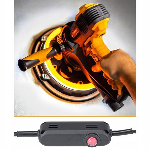 Szlifierka do GIPSU 180mm 2300rpm LED worek na pył na Arena.pl