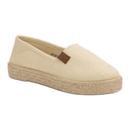 Beżowe Espadryle Slip On r.38 na Arena.pl