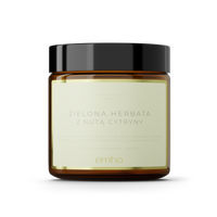 Świeca sojowa ZIELONA HERBATA Z NUTĄ CYTRYNY
