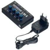 Mixer Liniowy 4-kanałowy do instrumentów i efektów + Zasilacz Rockboard LM4