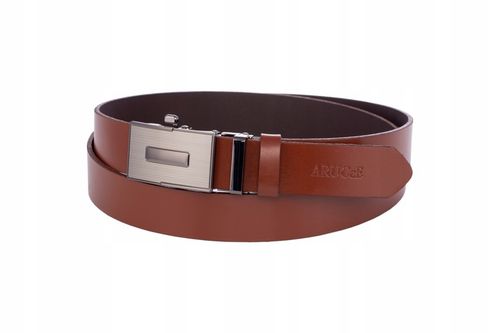 PASEK SKÓRZANY MĘSKI DO SPODNI SKÓRA NATURALNA AR na Arena.pl