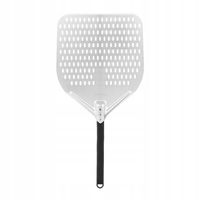 ŁOPATA DO PIZZY PERFOROWANA ALUMINIOWA KWADRATOWA 35,5x40,5x71 CM TECHNICA