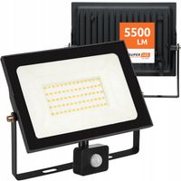 Halogen Naświetlacz LED 50W 5500 lm IP65 czujnik ruchu SUPER MOCNY