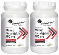 Aliness Mumio himalajskie Shilajit Odporność 2x 90kaps. Sprawność seksualna