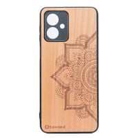 drewniane etui bewood do motorola g54 5g mandala jabłoń