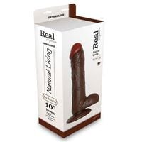 wibrator-realistic vibrator real rapture brown 10""""""""""""""""