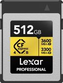 Karta pamięci Lexar CFexpress 4.0 Pro Gold R3600/W3300 512GB
