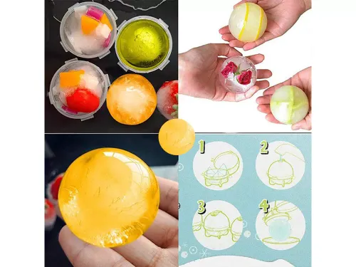 Forma do lodu kule lodowe kula foremka 4 sztuki na Arena.pl