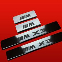 Listwa progowa BMW X3 F25 M X3 Stal nierdzewna 304 połysk 4szt