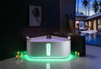 Wanna z hydromasażem EB-D025 narożna 140cmx140cmx60cm Ambiente grzałka Wanna z hydromasażem EB-D025 narożna 140cmx140cmx60cm Ambiente grzałka