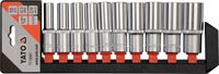 Zestaw nasadek długich 1/2", 10 szt. YATO YT-38861