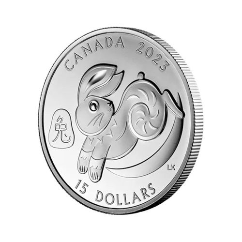 Canada: Lunar Year of the Rabbit 1 uncja Srebra 2023 Proof na Arena.pl
