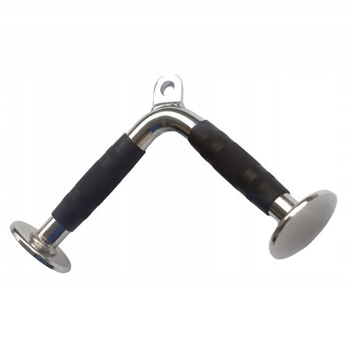 UCHWYT DO WYCIĄGU BICEPS TRICEPS V-BAR TRÓJKĄT PODWÓJNY DO ATLASU na Arena.pl