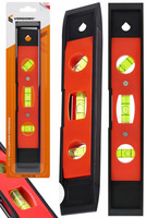 POZIOMICA MAGNETYCZNA 230mm MINI KOMPAKTOWA Z MAGNESEM 3x LIBELLA MAŁA