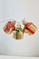 Bombka Szklana na Choinkę Boże Narodzenie  - Złoty Prezent