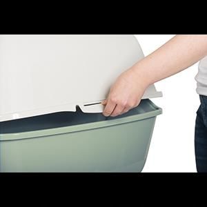 Rotho BAILEY kuweta z filtrem Zielony/Piaskowy na Arena.pl