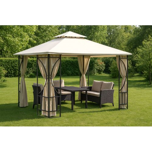 DACH DO PAWILONU 3X3 BEŻOWY POLIESTER ODPORNY NA UV I DESZCZ na Arena.pl