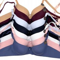 Biustonosz bezszwowe 95C stanik klasyczny gładka bieliżna damska FORLADY