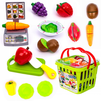 LT118 KOSZYK Z OWOCAMI I WARZYWAMI NA RZEPY DO KROJENIA owoce warzywa