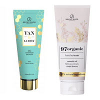 7suns Tan&Glory 200x Mega Bronzer Edition + Krem Do Rąk 75ml Gratis