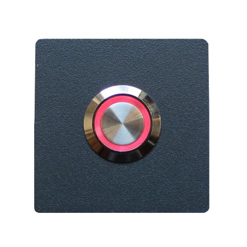 Przycisk dzwonka do domofonu wyjścia furtki bramy drzwi słupka LED czarny na Arena.pl