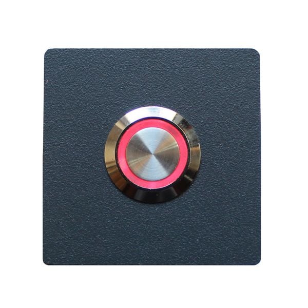 Przycisk dzwonka do domofonu wyjścia furtki bramy drzwi słupka LED czarny zdjęcie 7