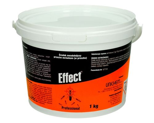 SILNY PROSZEK ŚRODEK PREPARAT NA MRÓWKI GNIAZDA MRÓWEK MROWISKA 1KG EFFECT na Arena.pl