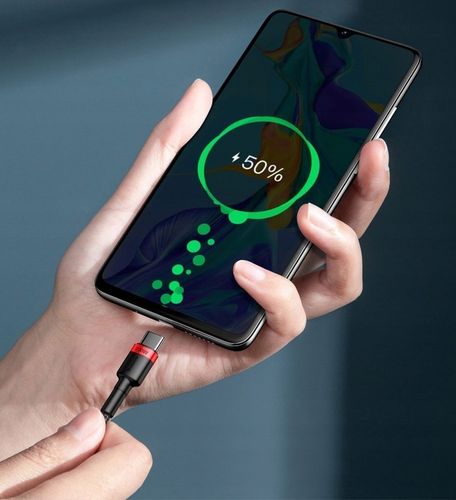 BASEUS KABEL USB-C TYP C 100W 5A PD QC SZYBKI MOCNY PRZEWÓD W OPLOCIE 2M na Arena.pl