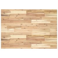 Blat stołu, prostokątny, 100x70x2 cm, lite drewno akacjowe