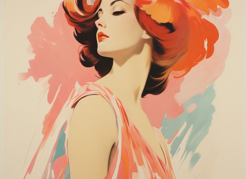 Plakat 55x40cm Kwiatowa Melodia zdjęcie 1