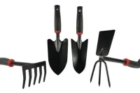 Zestaw narzędzi OGRODOWYCH grabki ŁOPATKA pazurki