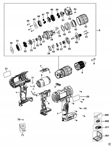 DEWALT N376649 SILNIK DO DCD776 na Arena.pl