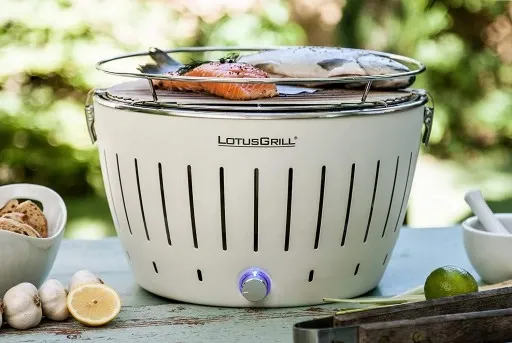 GRILL OGRODOWY WĘGLOWY BEZDYMNY LOTUS PRZENOŚNY STANDARD TORBA OCHRONNA zdjęcie 8