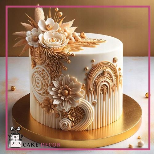 Podkład pod tort STYRODUR ZŁOTY 40 cm TWARDY ZŁOTY BOK Gruby CakeDecor na Arena.pl