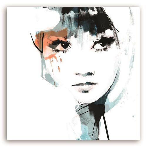 Obraz na płótnie – Canvas, Twarz kobiety 60x60 na Arena.pl