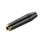 Gniazdo Jack stereo 6.3mm na kabel Roxtone RJ3FPP-BG