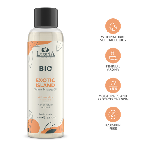 olejek do masażu luxuria bio oil exotic island 100 ml intimateline na Arena.pl