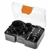 Otwornice bi-metalowe Co8% (19 25 30 35 40 68 mm) zestaw 9 el. NEO TOOLS