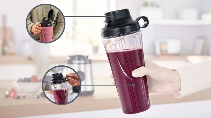 BLENDER KIELICHOWY BOSCH MMB6141B+BUTELKA MMZBTK1B zdjęcie 2