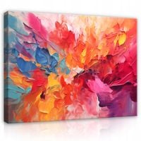 OBRAZ ABSTRAKCJA KOLOROWY SZTUKA NA PŁÓTNIE ŚCIANĘ SYPIALNIA SALON 120x80