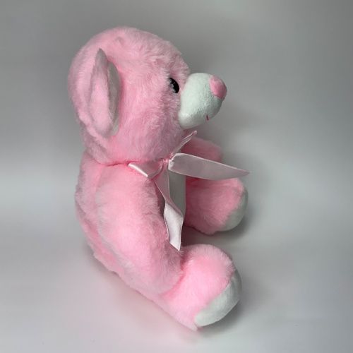 Miś 25 cm do nadruku sublimacyjnego - różowy na Arena.pl