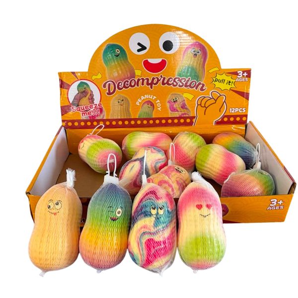 Gniotek SQUISHY Orzeszek kolorowy B-3316 do ściskania zdjęcie 2