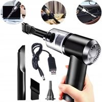 ODKURZACZ SAMOCHODOWY MINI RĘCZNY MAŁY BEZPRZEWODOWY 2w1 + DMUCHAWA MOCNY