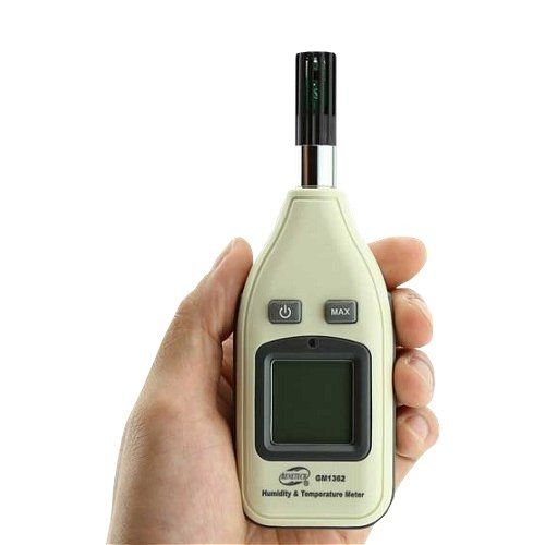 HIGROMETR WILGOTNOŚCIOMIERZ MIERNIK WILGOTNOŚCI I TEMPERATURY POWIETRZA LCD zdjęcie 6