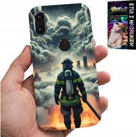 ETUI DO HUAWEI P SMART 2019 - STRAŻ POŻARNA POŻAR STRAŻAK OBUDOWA CASE