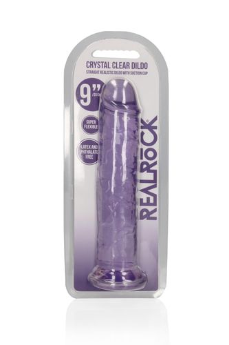 straight realistic dildo with suction cup - 9'' / 23 na Arena.pl