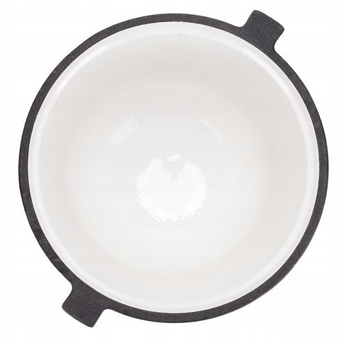 KOCIOŁEK MYŚLIWSKI ŻELIWNY EMALIOWANY GARNEK STOJĄCY NA OGNISKO 10L na Arena.pl