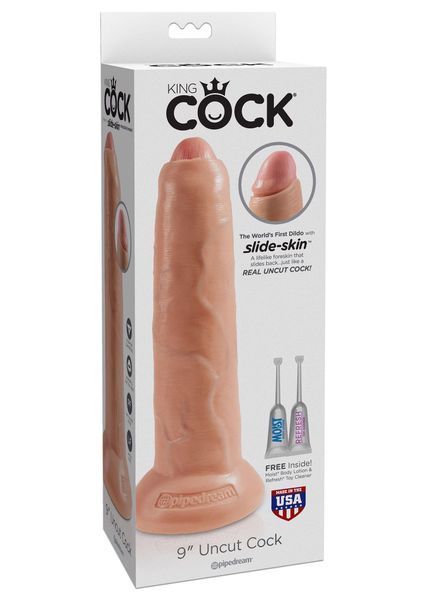 Dildo-Cock 9 Inch Uncut zdjęcie 2