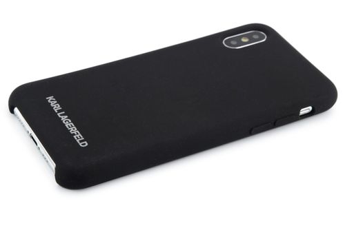 KARL LAGERFELD SILICONE - iPhone XS - BLACK na Arena.pl